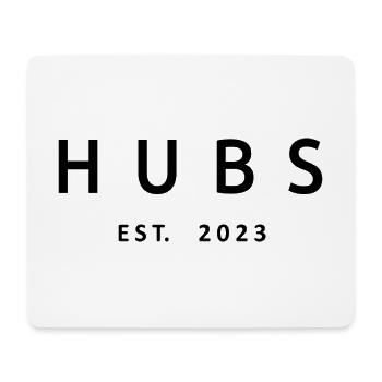 Hubs Est. 2023 Verlobung für Hochzeitsgeschenk des Bräutigams - Mousepad (Querformat) - Weiß - Vorne