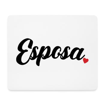 Esposa Cute Wife To Be Bride Couple Wedding Gift - Mouse Pad (horizontal) - white - Front