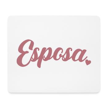 Esposa Cute Wife To Be Bride Couple Wedding Gift - Mouse Pad (horizontal) - white - Front