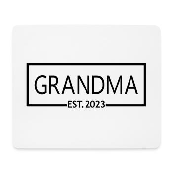 Grandma Est. 2023, Grandma To Be, Pregnancy Reveal - Mouse Pad (horizontal) - white - Front
