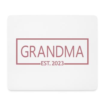 Grandma Est. 2023, Grandma To Be, Pregnancy Reveal - Mouse Pad (horizontal) - white - Front