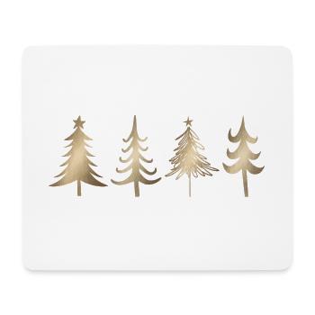 Tannenbäumchen - Mousepad (Querformat) - Weiß - Vorne