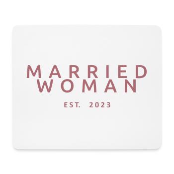 2023 Brautdusche Hochzeitsgeschenk - Mousepad (Querformat) - Weiß - Vorne