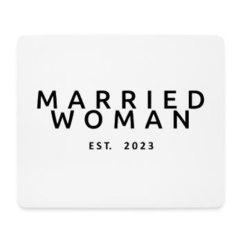 2023 Brautdusche Hochzeitsgeschenk - Mousepad (Querformat) - Weiß - Vorne
