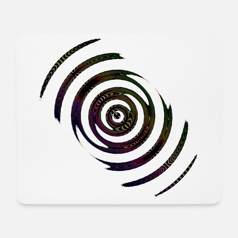 Regenbogen art - Mousepad (Querformat) - Weiß