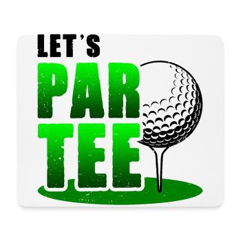 Let's Par Tee Golf Player Golfing Golf Course Golf - Mousepad (Querformat) - Weiß - Vorne