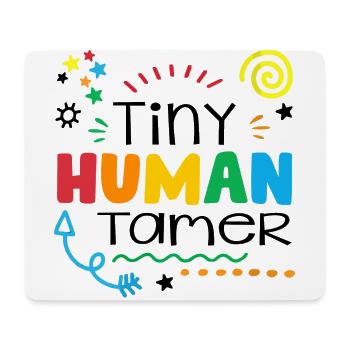Tiny Human Tamer Daycare Provider Babysitting Dayc - Mousepad (Querformat) - Weiß - Vorne