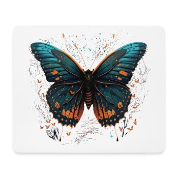 Butterfly Colors - Mouse Pad (horizontal) - white - Front