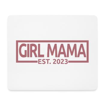 Mädchen Mama Est. 2023 Baby Shower Schwangerschaft Enthüllung - Mousepad (Querformat) - Weiß - Vorne