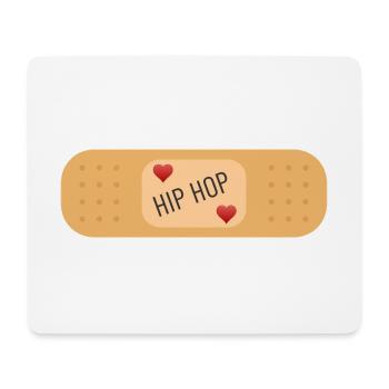 Musique de danse hip hop - Tapis de souris (format paysage) - blanc - Devant