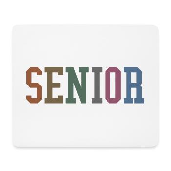 Senior - Student Class Retro Graduation Party Gift - Mouse Pad (horizontal) - white - Front