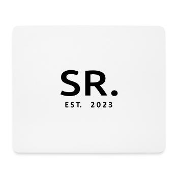Sr. Est. 2023 Fiançailles pour la fête de mariage du marié - Tapis de souris (format paysage) - blanc - Devant