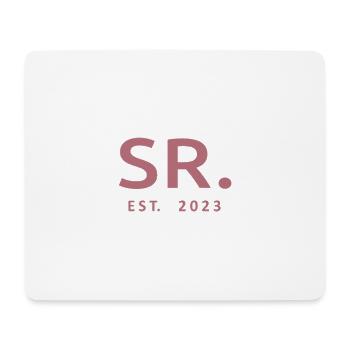 Sr. Est. 2023 Fiançailles pour la fête de mariage du marié - Tapis de souris (format paysage) - blanc - Devant