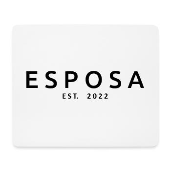 Esposa Est. 2022 Engagement Bridal Shower Wedding - Mouse Pad (horizontal) - white - Front