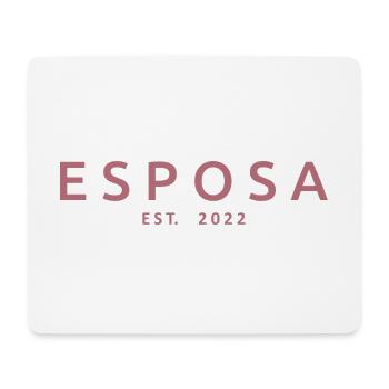 Esposa Est. 2022 Engagement Bridal Shower Wedding - Mouse Pad (horizontal) - white - Front