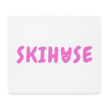 Skihase - Aprés Ski Wintersport Skiurlaub - Mousepad (Querformat) - Weiß - Vorne