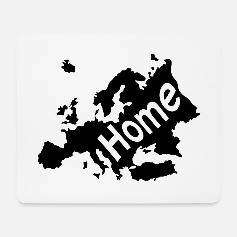 Europa - Europe map - Mousepad (Querformat) - Weiß