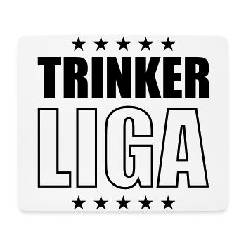 Trinker Liga Party Spruch - Mousepad (Querformat) - Weiß - Vorne