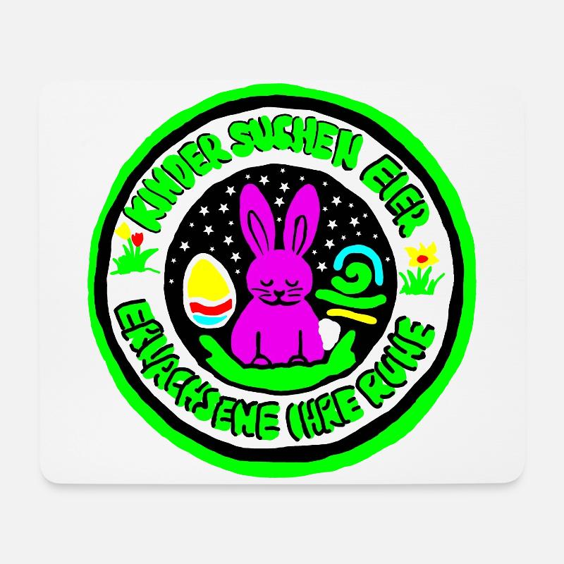 Easter for grown-ups - Mouse Pad (horizontal) - white