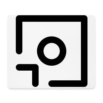 Foto Kamera Save Abstrakt Diskette Icon Geschenk - Mousepad (Querformat) - Weiß - Vorne