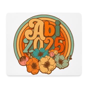Vintage Abi Abitur 2025 Prüfung Geschenk Groovy - Mousepad (Querformat) - Weiß - Vorne