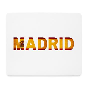 Madrid - Tapis de souris (format paysage) - blanc - Devant