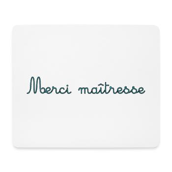 GELIEBTE. VIELEN DANK. DANKE, HERRIN. - Mousepad (Querformat) - Weiß - Vorne