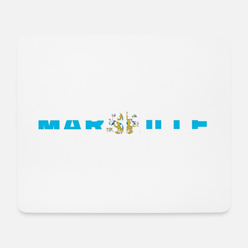 Marseille - Mousepad (Querformat) - Weiß