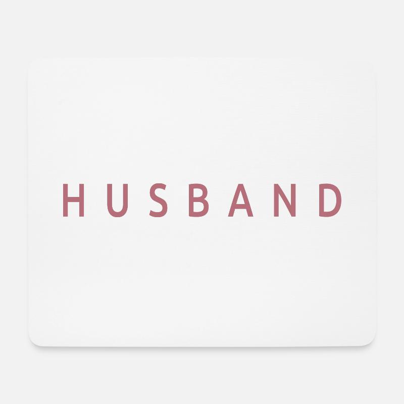 Ehemann - Verheiratete Männer Geschenk Matching Outfit - Mousepad (Querformat) - Weiß