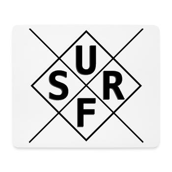 surfen - surfer - surf - Mousepad (Querformat) - Weiß - Vorne