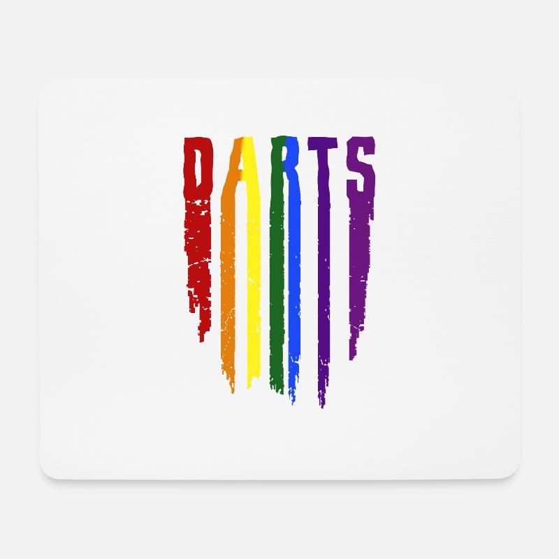 Darts Dart-WM Dart - Mousepad (Querformat) - Weiß
