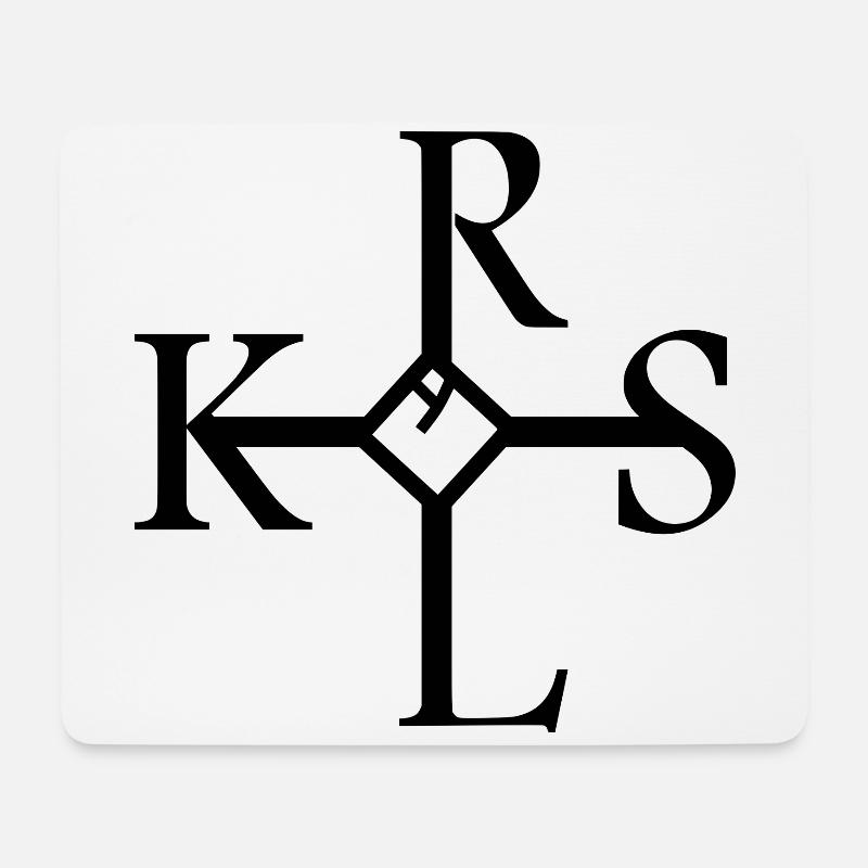 Unterschrift Karl der Große - Mousepad (Querformat) - Weiß