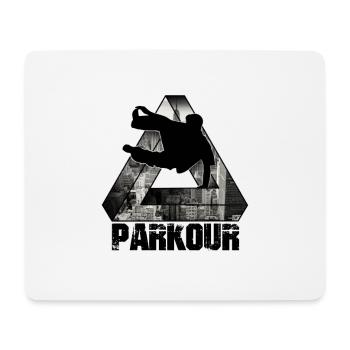 Parkour Dreieck Uncitycity Style - Mousepad (Querformat) - Weiß - Vorne