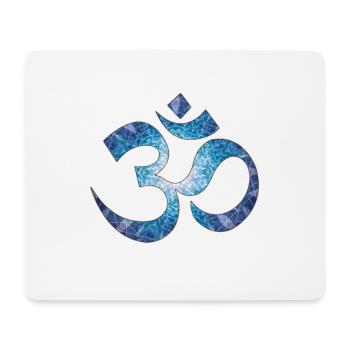 Om zen yoga - Mouse Pad (horizontal) - white - Front