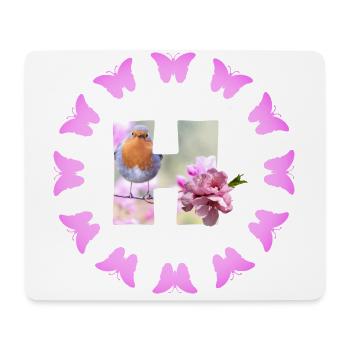 floraison de fruits h - Tapis de souris (format paysage) - blanc - Devant