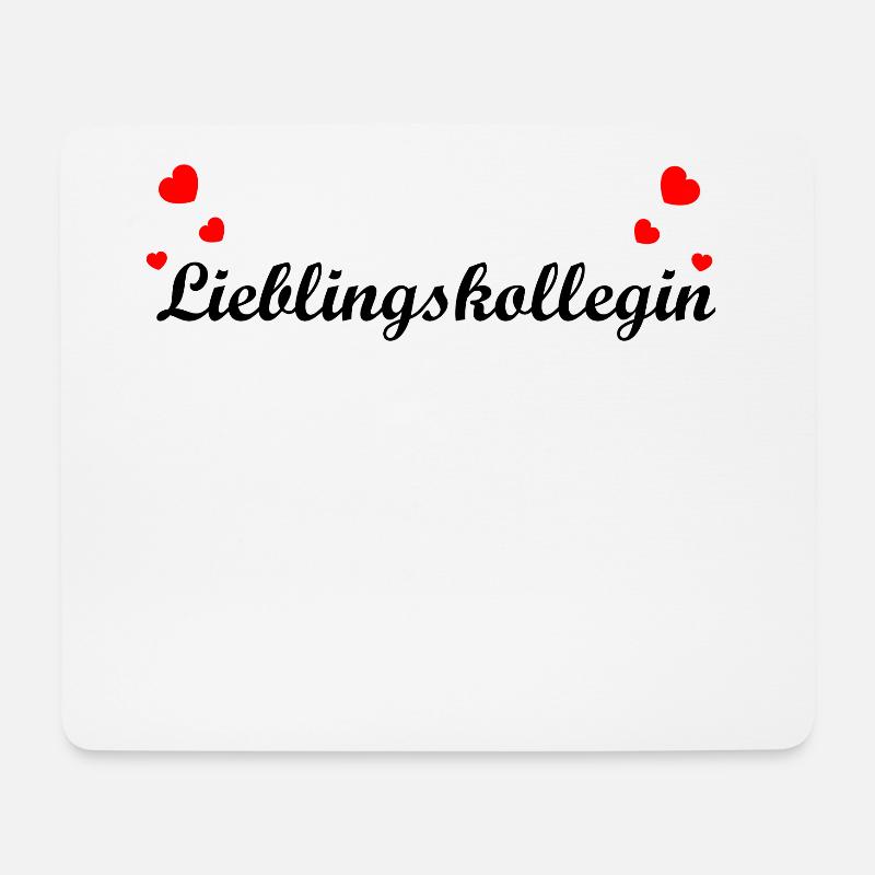 Lieblingskollegin beste Kollegin Freundin Arbeit - Mousepad (Querformat) - Weiß
