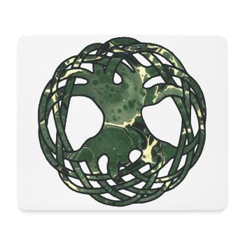 keltischer lebensbaum e 226 - Mousepad (Querformat) - Weiß - Vorne