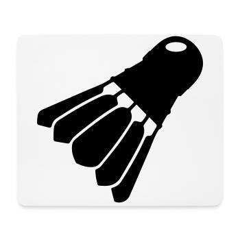 badminton - Tapis de souris (format paysage) - blanc - Devant