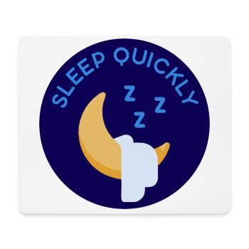 SCHNELL SCHLAFEN (Youtube-Kanal) - Mousepad (Querformat) - Weiß - Vorne