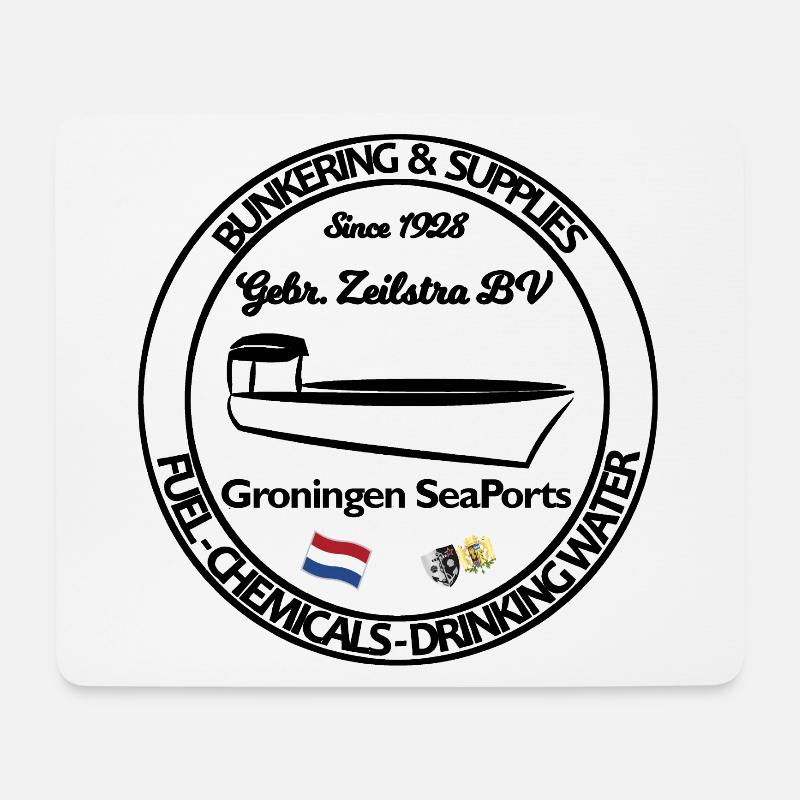 Bunker- und Lieferunternehmen Groningen Seaport - Mousepad (Querformat) - Weiß