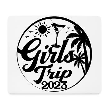 Girls Trip 2023 - Cool Girls Party Trip Vacances - Tapis de souris (format paysage) - blanc - Devant