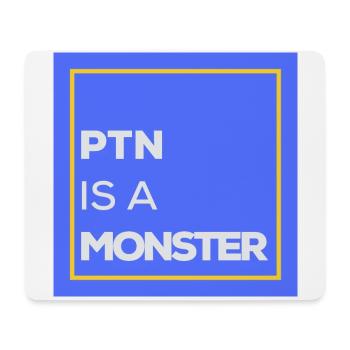 PTN is a Monster LYBBL 8 - Mousepad (Querformat) - Weiß - Vorne