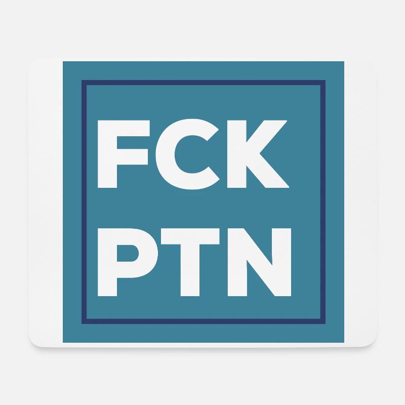FCKPTN LBBT - Mousepad (Querformat) - Weiß