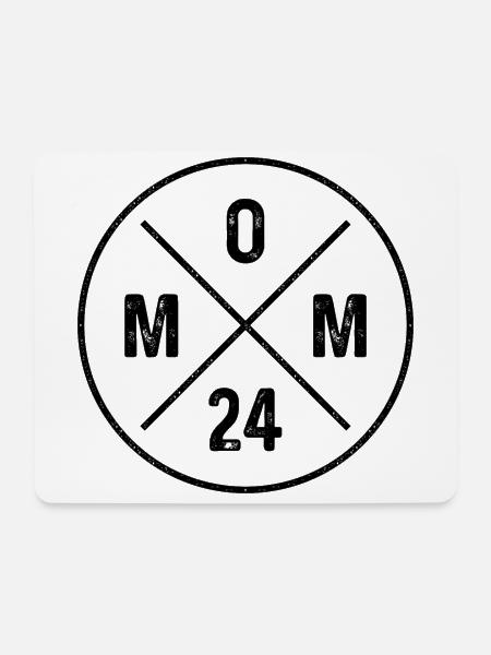 Mom 24 Mutter Nachwuchs Baby Ankündigung Mama 2024 - Mousepad (Querformat) - Weiß