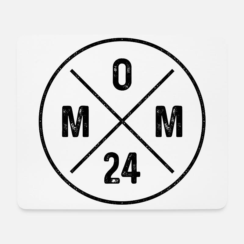 Mom 24 Mutter Nachwuchs Baby Ankündigung Mama 2024 - Mousepad (Querformat) - Weiß
