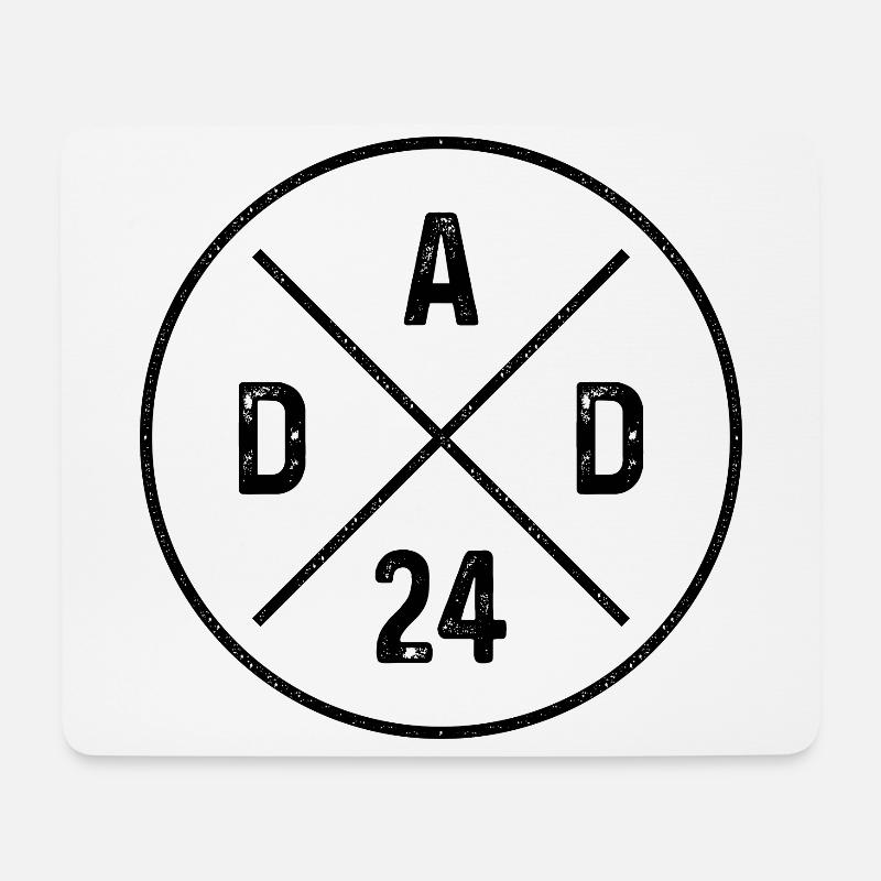 Dad 24 Vater Nachwuchs Baby Ankündigung Papa 2024 - Mousepad (Querformat) - Weiß