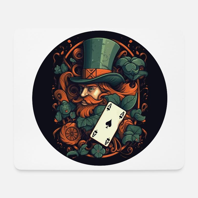 Ace of Spades - Mousepad (Querformat) - Weiß