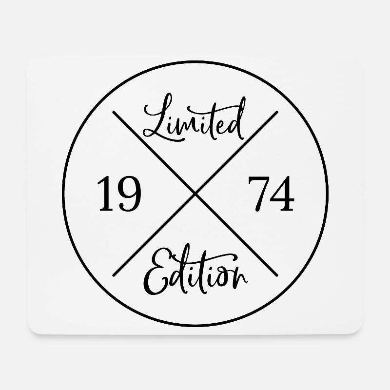 Limited Edition 1974 - Mousepad (Querformat) - Weiß