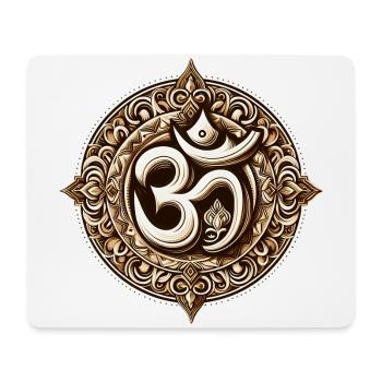 Om Logo Namah Shivaya Mantra Meditation Yoga - Mousepad (Querformat) - Weiß - Vorne