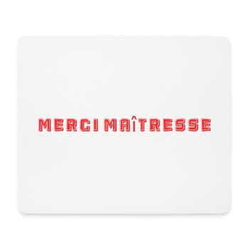 MERCI. THANKS. THANK YOU. ANNIVERSAIRE. NAISSANCE. - Tapis de souris (format paysage) - blanc - Devant